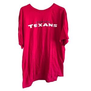 Nike NFL Houston Texans T-Shirt Mens XXL‎ Red Football Team Apparel NWT